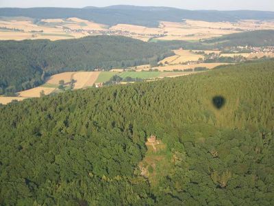 Ballonfahrt über das WESERBERGLAND (Nähe Hameln)
