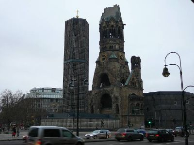 BERLIN, Kurfürstendamm, Kaiser- Wilhelm- Gedächtsnis- Kirche