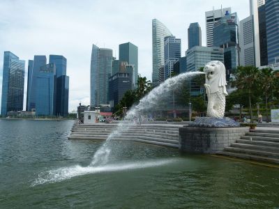 Merlion - Wahrzeichen von Singapore