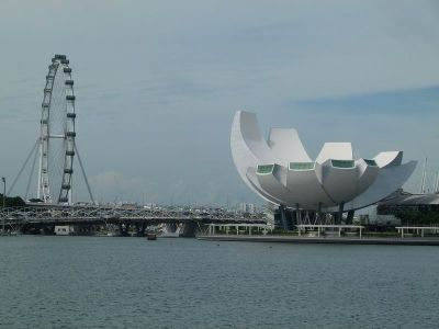 Art Scierce Museum an der Marina Bay